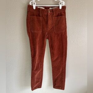 Pilcro and the Letterpress Anthropologie size 24 women micro corduroy pants